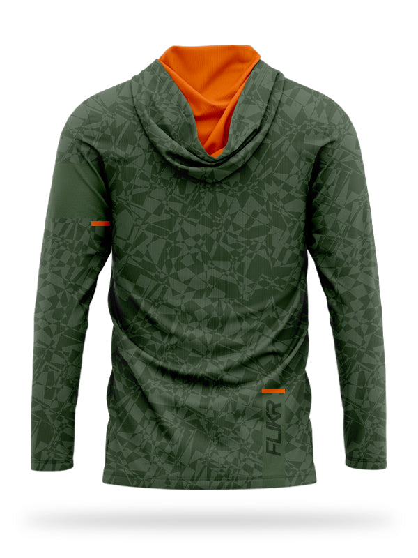 ABSTRACT CAMO HOODED ULTRATEK
