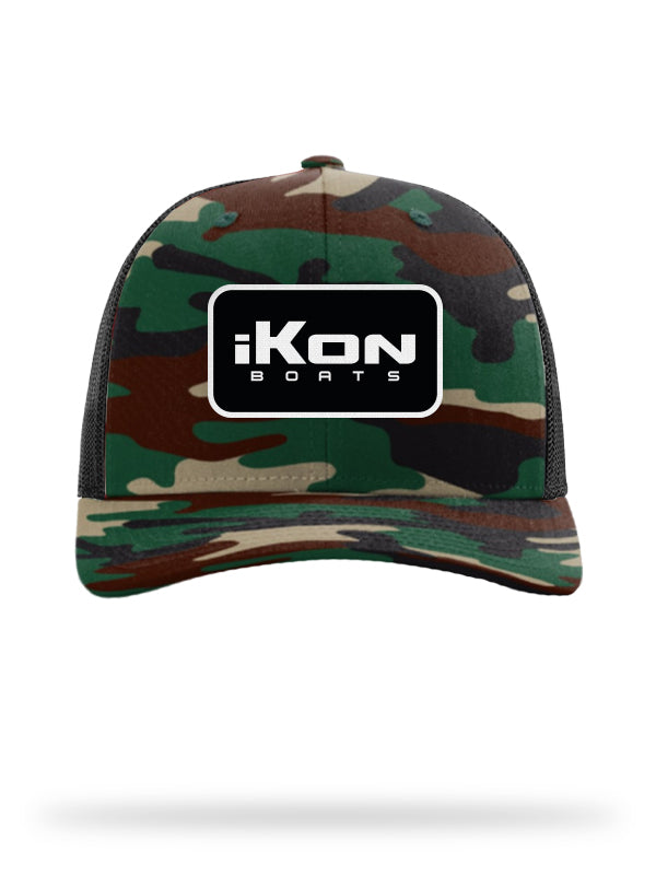IKON CAMO TRUCKER HAT DL